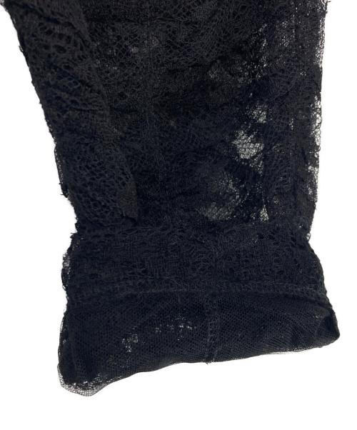 DOLCE & GABBANA（ドルチェ＆ガッバーナ）DOLCE & GABBANA (ドルチェ＆ガッバーナ) コードレースレギンスパンツ ブラック サイズ:36の古着・服飾アイテム