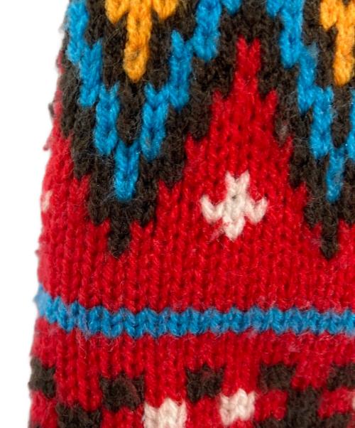 adidas（アディダス）adidas (アディダス) WALES BONNER KNIT VEST MULTCO ブラウン×ブルー サイズ:3XLの古着・服飾アイテム