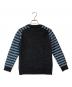 Hysteric Glamour (ヒステリックグラマー) ボーダーニット ブルー×グレー サイズ:FREE：9000円