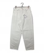 SOFTHYPHENソフトハイフン）の古着「BAGGY FIT JEANS」｜ホワイト