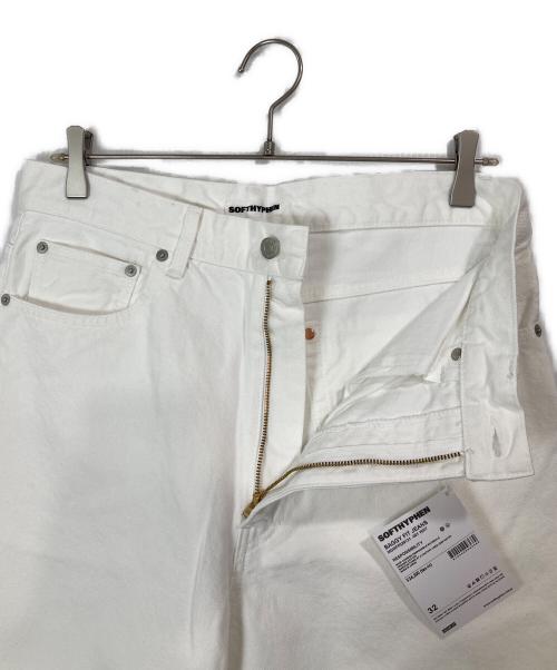 SOFTHYPHEN（ソフトハイフン）SOFTHYPHEN (ソフトハイフン) BAGGY FIT JEANS ホワイト サイズ:32 未使用品の古着・服飾アイテム