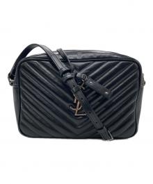 Saint Laurent Paris（サンローランパリ）の古着「キルティングショルダーバッグ」｜ブラック×シルバー