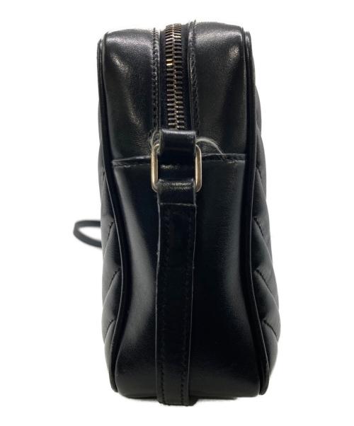 Saint Laurent Paris（サンローランパリ）Saint Laurent Paris (サンローランパリ) キルティングショルダーバッグ ブラック×シルバーの古着・服飾アイテム