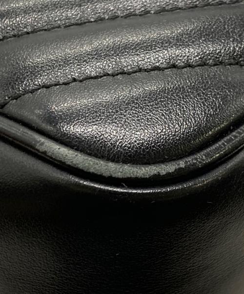 Saint Laurent Paris（サンローランパリ）Saint Laurent Paris (サンローランパリ) キルティングショルダーバッグ ブラック×シルバーの古着・服飾アイテム