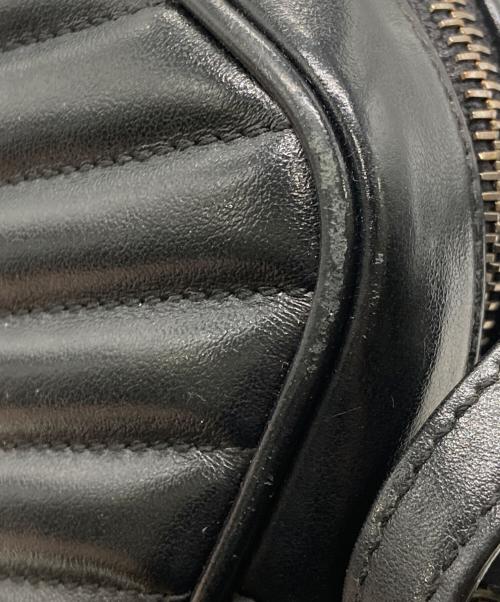 Saint Laurent Paris（サンローランパリ）Saint Laurent Paris (サンローランパリ) キルティングショルダーバッグ ブラック×シルバーの古着・服飾アイテム