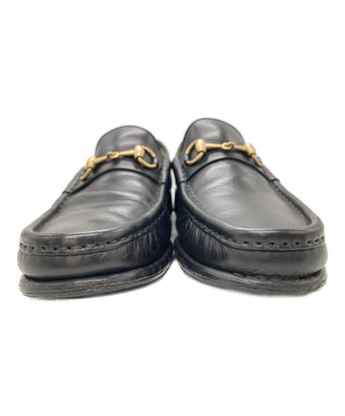 GUCCI（グッチ）GUCCI (グッチ) ビットローファー ブラック サイズ:41　1/2の古着・服飾アイテム