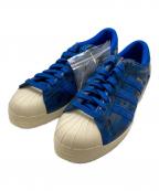 adidas×A BATHING APE×UNDEFEATEDアディダス×アベイシングエイプ×アンディフィーテッド）の古着「SUPER STAR 80v UNDFTD BAPE」｜ブルー