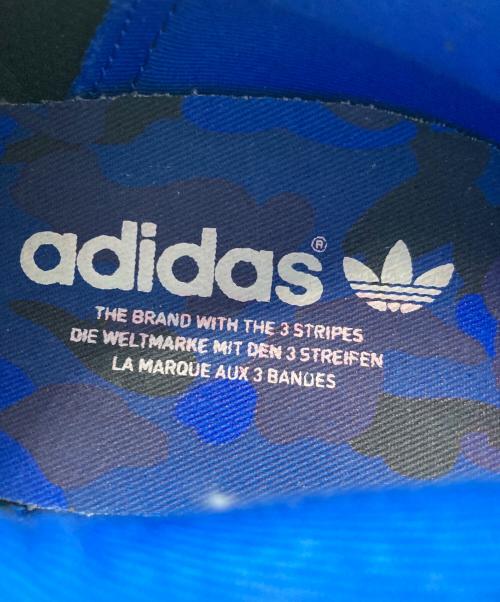 adidas（アディダス）adidas (アディダス) A BATHING APE (アベイシングエイプ) UNDEFEATED (アンディフィーテッド) SUPER STAR 80v UNDFTD BAPE ブルー サイズ:26.5cm 未使用品の古着・服飾アイテム