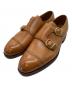 Crockett & Jones（クロケット＆ジョーンズ）の古着「ダブルモンクストラップシューズ」｜ブラウン