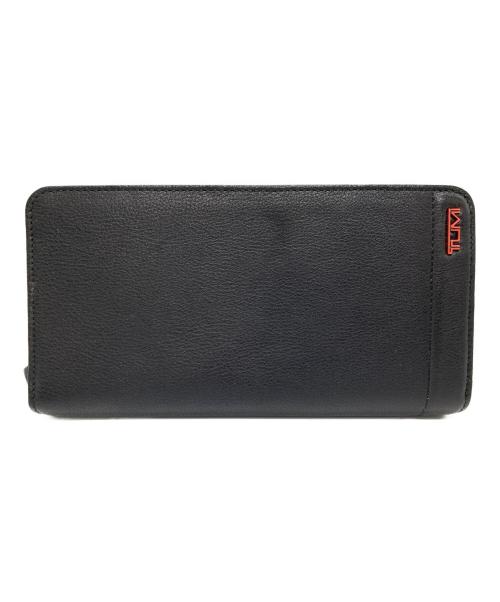 TUMI（トゥミ）TUMI (トゥミ) 長財布 ブラック×レッドの古着・服飾アイテム