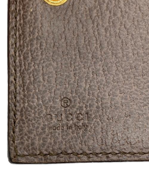 GUCCI（グッチ）GUCCI (グッチ) オフディア3つ折り財布 ベージュの古着・服飾アイテム
