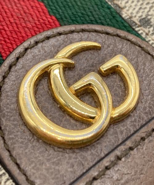 GUCCI（グッチ）GUCCI (グッチ) オフディア3つ折り財布 ベージュの古着・服飾アイテム