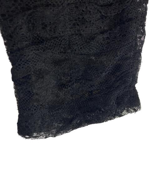 DOLCE & GABBANA（ドルチェ＆ガッバーナ）DOLCE & GABBANA (ドルチェ＆ガッバーナ) コードレースレギンスパンツ ブラック サイズ:38の古着・服飾アイテム
