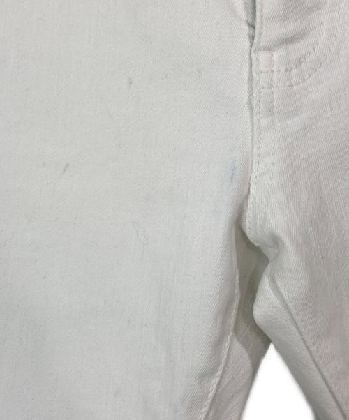 BALMAIN（バルマン）BALMAIN (バルマン) ウルトラスキニー ストレッチデニム ホワイト サイズ:28の古着・服飾アイテム