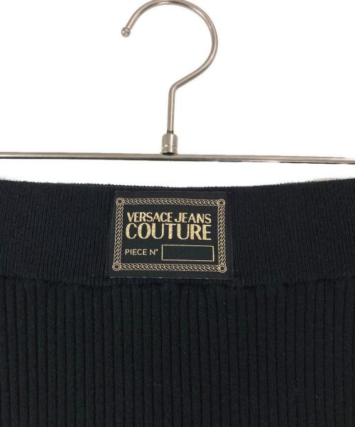 VERSACE JEANS COUTURE（ヴェルサーチ ジーンズクチュール）VERSACE JEANS COUTURE (ヴェルサーチ ジーンズクチュール) ミディスカート ブラック サイズ:Ｓの古着・服飾アイテム