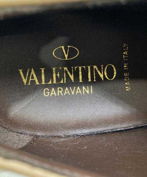 VALENTINO GARAVANI（ヴァレンティノ・ガラヴァーニ）VALENTINO GARAVANI (ヴァレンティノ・ガラヴァーニ) 厚底ダービーシューズ ベージュ サイズ:40の古着・服飾アイテム