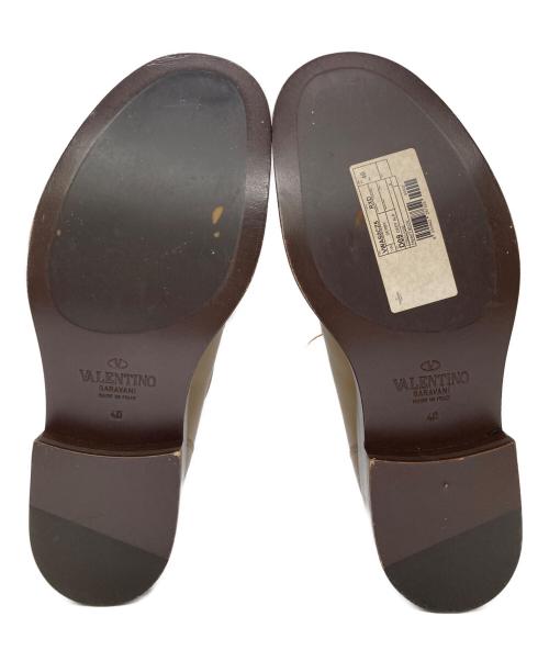 VALENTINO GARAVANI（ヴァレンティノ・ガラヴァーニ）VALENTINO GARAVANI (ヴァレンティノ・ガラヴァーニ) 厚底ダービーシューズ ベージュ サイズ:40の古着・服飾アイテム