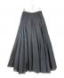 CP Shades (シーピーシェイズ) charcoal linen flared long Skirt ブラック サイズ:S：7000円