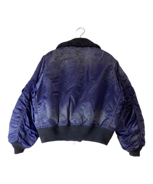 BEAMS（ビームス）BEAMS (ビームス) ワイドショートフィット B-15タイプ フライトジャケット ネイビー サイズ:SIZE Sの古着・服飾アイテム