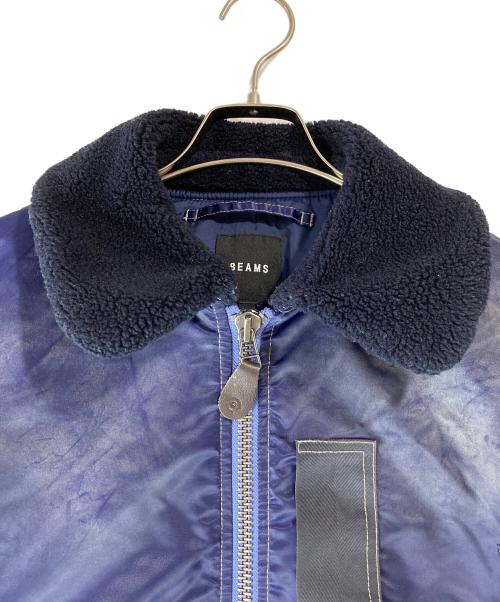 BEAMS（ビームス）BEAMS (ビームス) ワイドショートフィット B-15タイプ フライトジャケット ネイビー サイズ:SIZE Sの古着・服飾アイテム