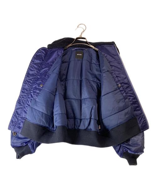 BEAMS（ビームス）BEAMS (ビームス) ワイドショートフィット B-15タイプ フライトジャケット ネイビー サイズ:SIZE Sの古着・服飾アイテム