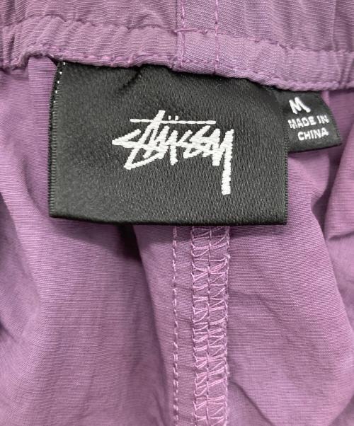 stussy（ステューシー）stussy (ステューシー) ナイロンショートパンツ パープル サイズ:Mの古着・服飾アイテム