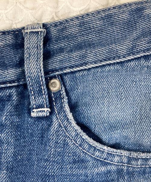 mina perhonen（ミナ ペルホネン）mina perhonen (ミナ ペルホネン) コットンリネンデニムパンツ ブルー サイズ:40の古着・服飾アイテム