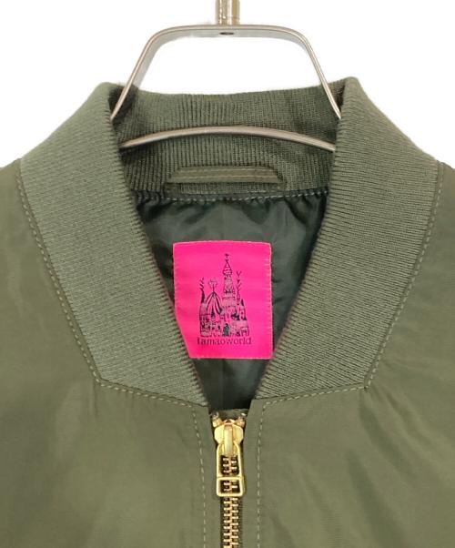 tamaoworld（タマオワールド）TAMAOWORLD (タマオワールド) 刺繍ブルゾン カーキ サイズ:Freeの古着・服飾アイテム