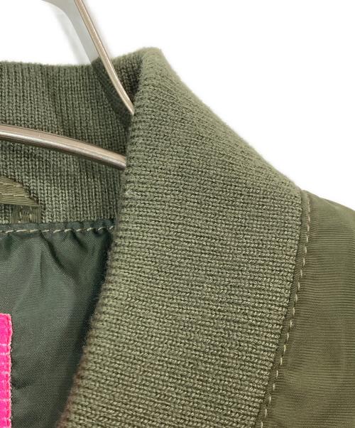 tamaoworld（タマオワールド）TAMAOWORLD (タマオワールド) 刺繍ブルゾン カーキ サイズ:Freeの古着・服飾アイテム