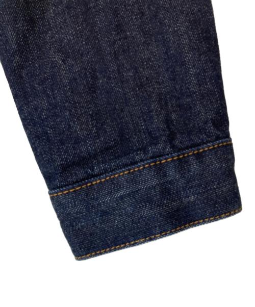 sisisi comfort（スースース―コンフォート）SISISI COMFORT (スースース―コンフォート) スタンドカラーデニムジャケット インディゴ サイズ:38の古着・服飾アイテム