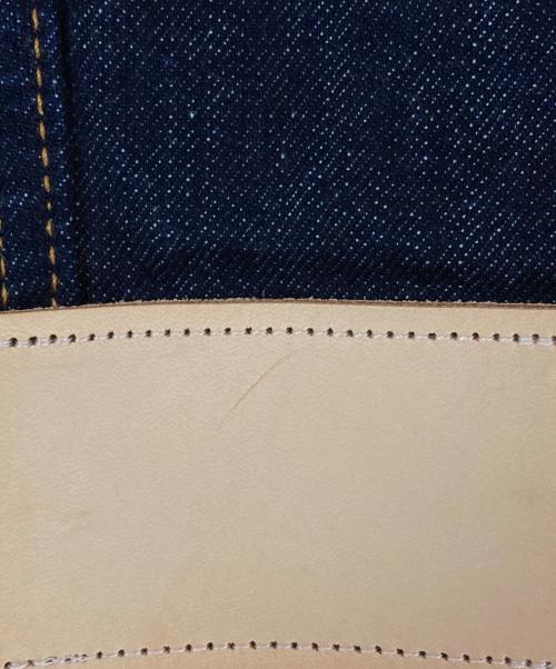 sisisi comfort（スースース―コンフォート）SISISI COMFORT (スースース―コンフォート) スタンドカラーデニムジャケット インディゴ サイズ:38の古着・服飾アイテム