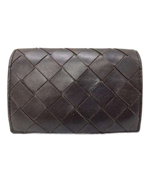BOTTEGA VENETA（ボッテガベネタ）BOTTEGA VENETA (ボッテガベネタ) カードケース ブラウンの古着・服飾アイテム