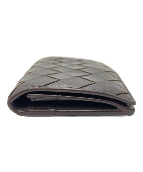 BOTTEGA VENETA（ボッテガベネタ）BOTTEGA VENETA (ボッテガベネタ) カードケース ブラウンの古着・服飾アイテム