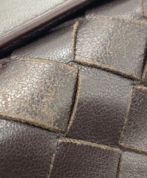 BOTTEGA VENETA（ボッテガベネタ）BOTTEGA VENETA (ボッテガベネタ) カードケース ブラウンの古着・服飾アイテム