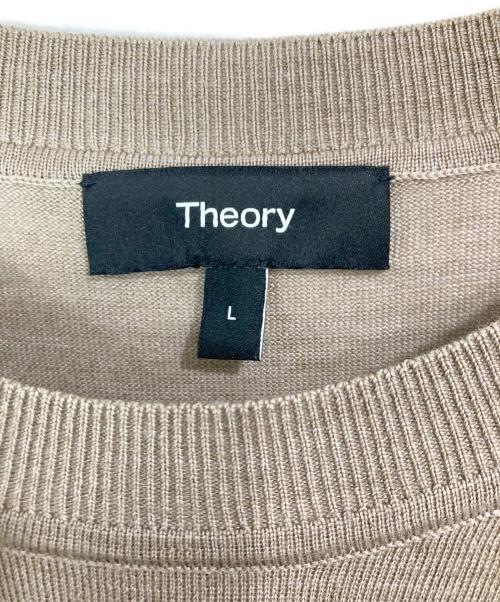 theory（セオリー）theory (セオリー) Regal Wool Soris Tee Sweater ベージュ サイズ:Lの古着・服飾アイテム