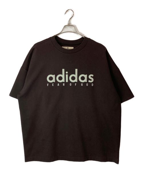 adidas（アディダス）adidas (アディダス) Fear Of God (フィア・オブ・ゴッド) ATHLETICS QUICKDRY TEE ブラウン サイズ:XLの古着・服飾アイテム