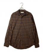 THE SHINZONEザ シンゾーン）の古着「PECK CHECKED SHIRT」｜ブラウン