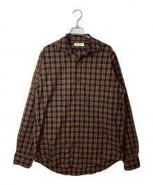 THE SHINZONE（ザ シンゾーン）の古着「PECK CHECKED SHIRT」｜ブラウン