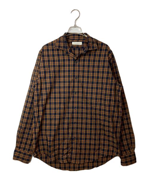 THE SHINZONE（ザ シンゾーン）THE SHINZONE (ザ シンゾーン) PECK CHECKED SHIRT ブラウン サイズ:FOの古着・服飾アイテム