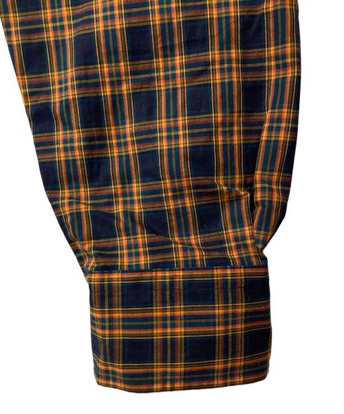 THE SHINZONE（ザ シンゾーン）THE SHINZONE (ザ シンゾーン) PECK CHECKED SHIRT ブラウン サイズ:FOの古着・服飾アイテム