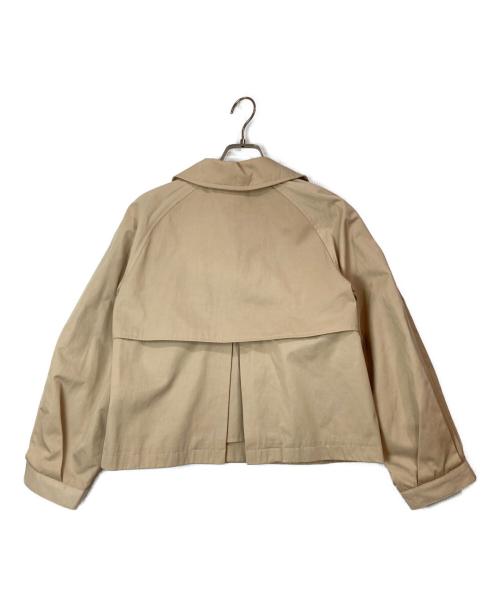 margaux vintage（マルゴー ヴィンテージ）margaux vintage (マルゴー ヴィンテージ) 綿混パフショートトレンチコート ベージュ サイズ:Freeの古着・服飾アイテム