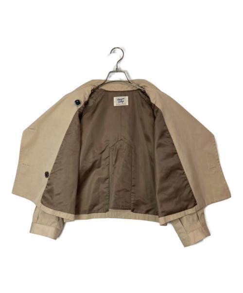 margaux vintage（マルゴー ヴィンテージ）margaux vintage (マルゴー ヴィンテージ) 綿混パフショートトレンチコート ベージュ サイズ:Freeの古着・服飾アイテム