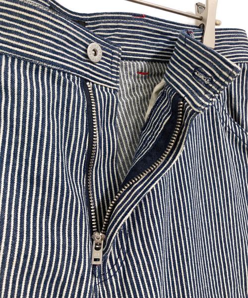 stussy（ステューシー）stussy (ステューシー) ヒッコリーダブルニーペインターパンツ ブルー サイズ:34の古着・服飾アイテム
