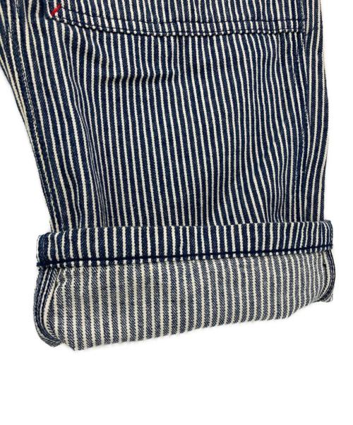 stussy（ステューシー）stussy (ステューシー) ヒッコリーダブルニーペインターパンツ ブルー サイズ:34の古着・服飾アイテム