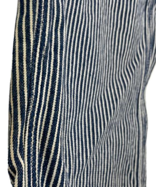 stussy（ステューシー）stussy (ステューシー) ヒッコリーダブルニーペインターパンツ ブルー サイズ:34の古着・服飾アイテム