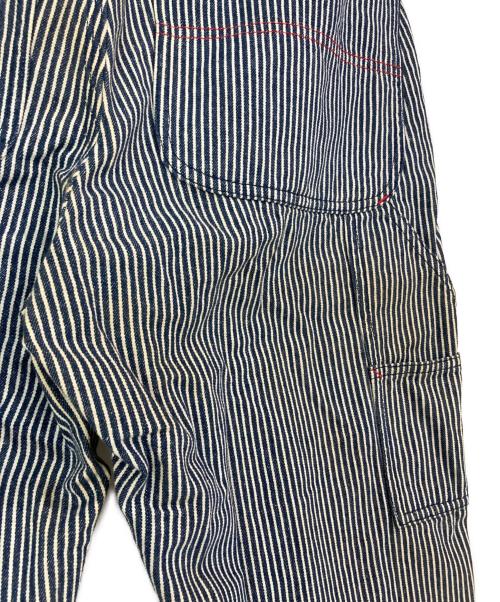 stussy（ステューシー）stussy (ステューシー) ヒッコリーダブルニーペインターパンツ ブルー サイズ:34の古着・服飾アイテム