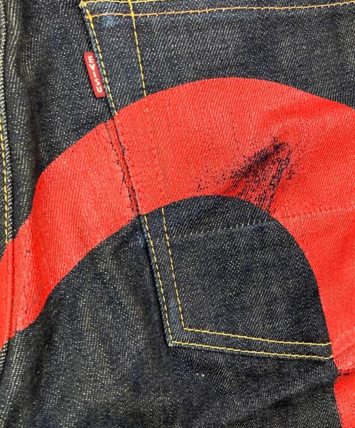 EVISU（エヴィス）EVISU (エヴィス) No.2ペイントデニムパンツ インディゴ サイズ:W32×L34の古着・服飾アイテム