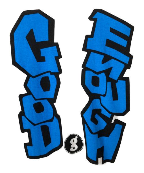 GOODENOUGH（グッドイナフ）GOODENOUGH (グッドイナフ) ロゴTシャツ ブルー×ホワイト サイズ:Lの古着・服飾アイテム