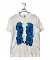 GOODENOUGH（グッドイナフ）の古着「ロゴTシャツ」｜ブルー×ホワイト