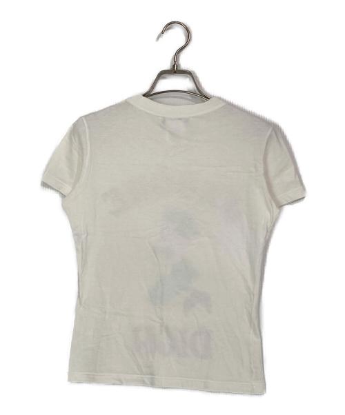 Christian Dior（クリスチャン ディオール）Christian Dior (クリスチャン ディオール) マーメイド プリントTシャツ ホワイト サイズ:38の古着・服飾アイテム